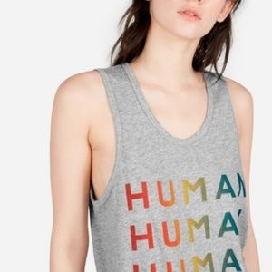 Everlane rainbow HUMAN tank